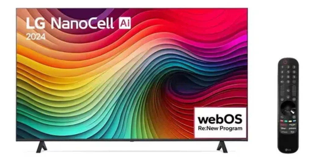 Smart TV 4K LG NanoCell 50″ Processador Alpha 5 Ger7 AI – 50NANO80TSA