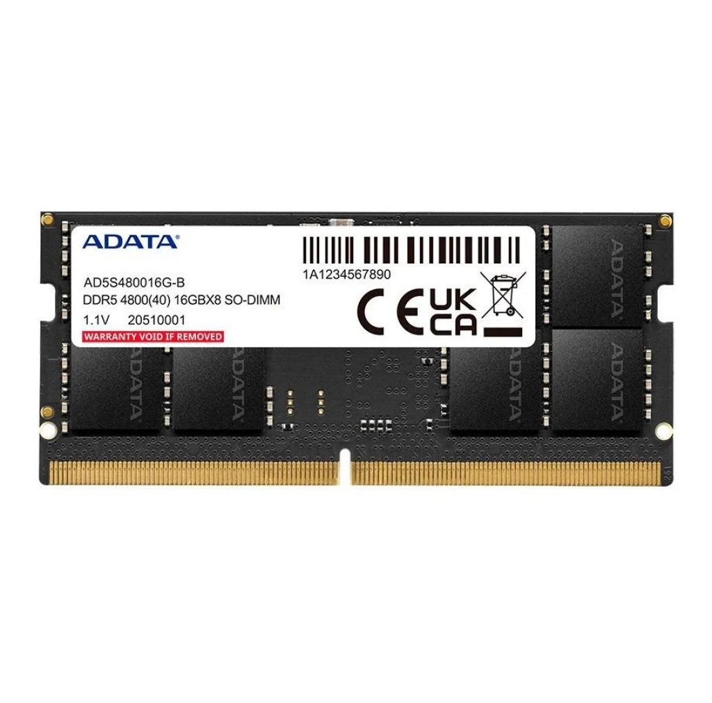Memória RAM Para Notebook Adata XPG, 16GB, 4800MHz, DDR5, CL42 – AD5S480016G-S