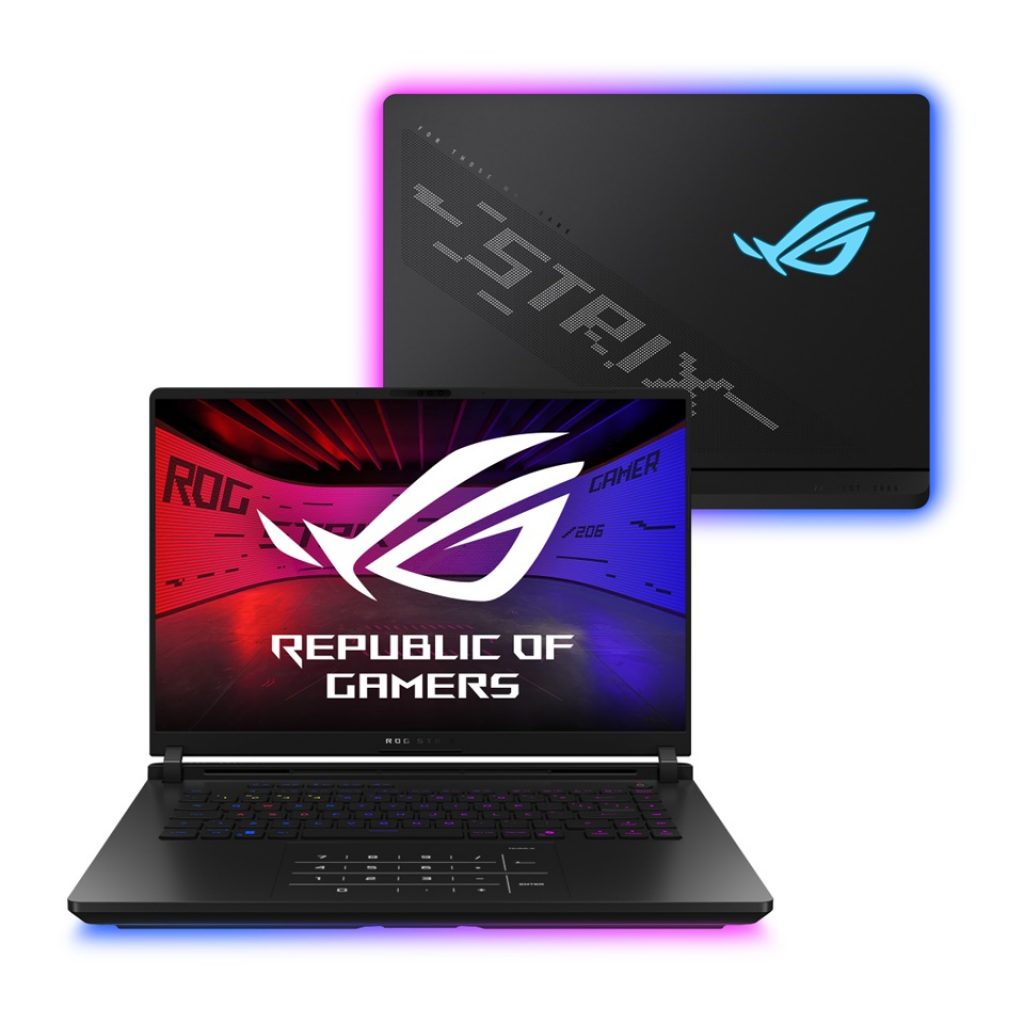 Notebook Gamer ROG Strix SCAR 16, Intel Core Ultra 9, NVIDIA RTX 5080, 32GB, 2TB SSD, Windows 11 Home, 16″ MiniLED 240Hz, Off Black – G635LW-RW013W
