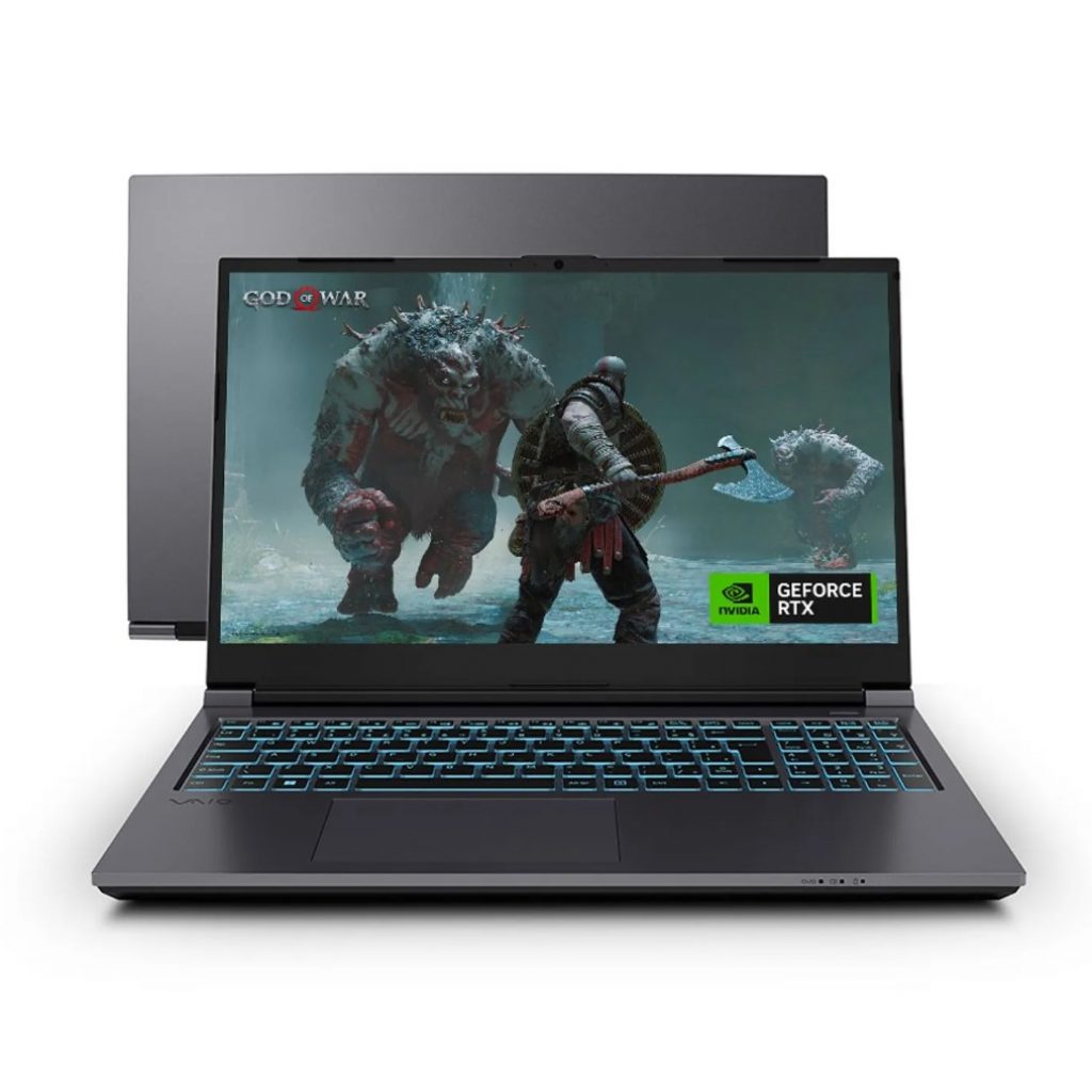 Notebook VAIO® FH15 Intel® Core™ i5-12450H Shell EFI GeForce RTX® 3050 16GB RAM 1TB SSD 15,6” Full HD LED WVA Cinza Escuro – VJFH51F11X-B2111H