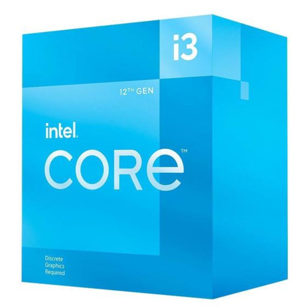 Processador Intel Core i3-12100F, 3.3GHz (4.3GHz Max Turbo), Cache 12MB, LGA 1700 – BX8071512100F