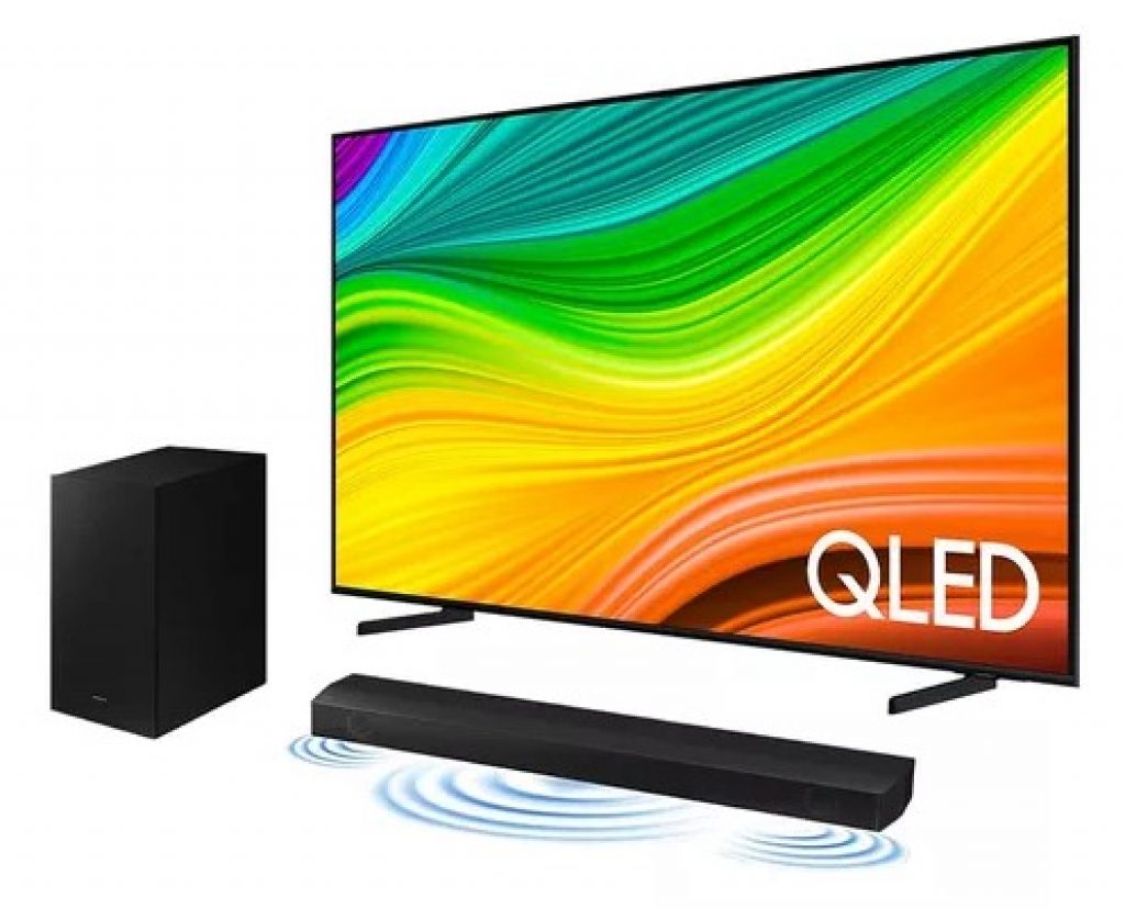 Combo Samsung Big TV 75″ QLED 4K Q60D + SoundBar HW-B550