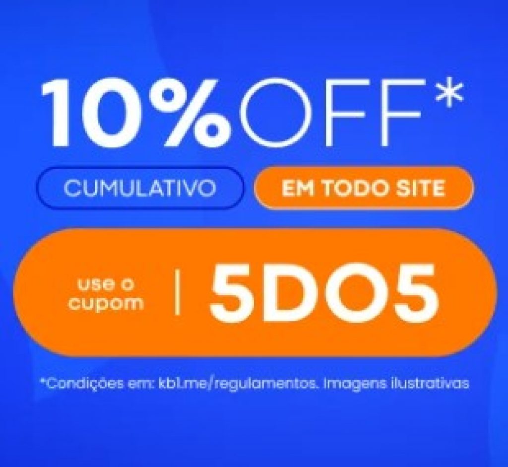 Cupom de 10% OFF CUMULATIVO KaBuM! com algumas regras
