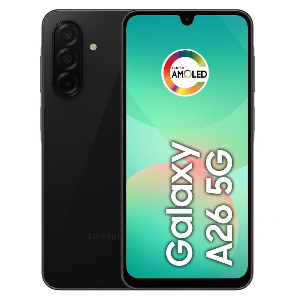 Samsung Celular Galaxy A26 5G 256GB, 8GB RAM, Câmera de 50MP, IP67, Tela Super AMOLED 6.7″, NFC