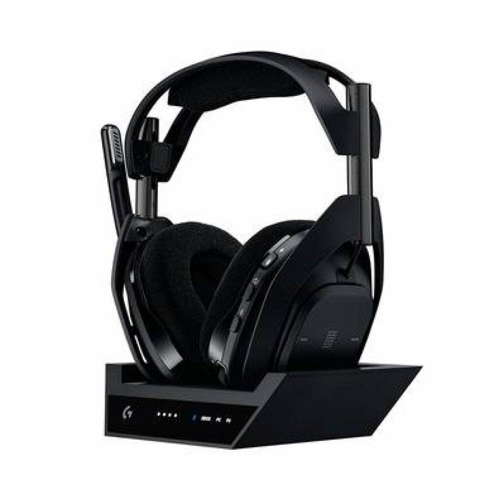 Headset Gamer Sem Fio Logitech G Astro A50 X LIGHTSPEED + Base Station, Bluetooth, HDMI 2.1 Passthru, para Xbox e PS, Preto- 939-002126