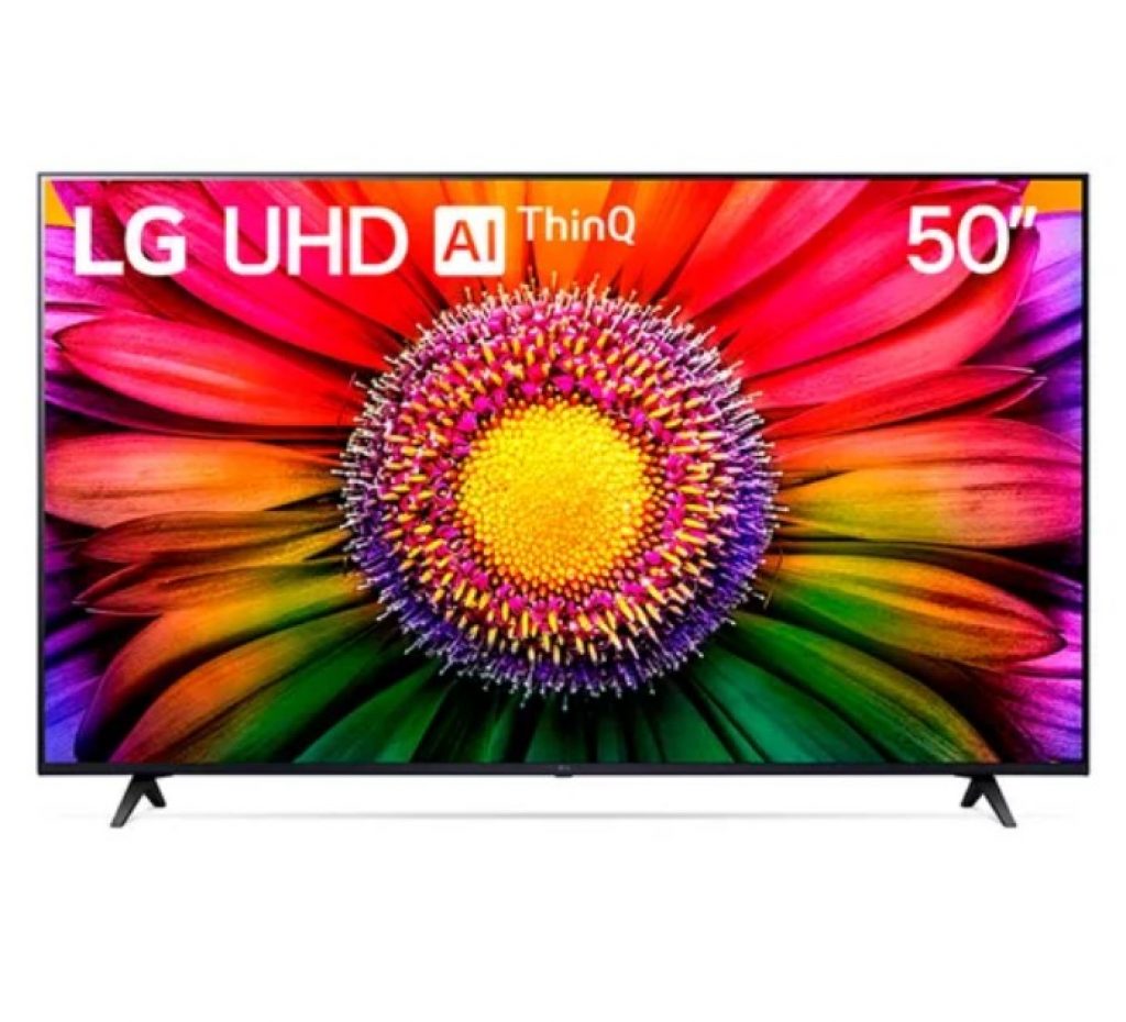 Smart TV LG 50″ LED 50UT801C 4K Ultra HD Processador A5 Ger7 Thinq AI webOS 24 Bivolt – 50UT801C0SA