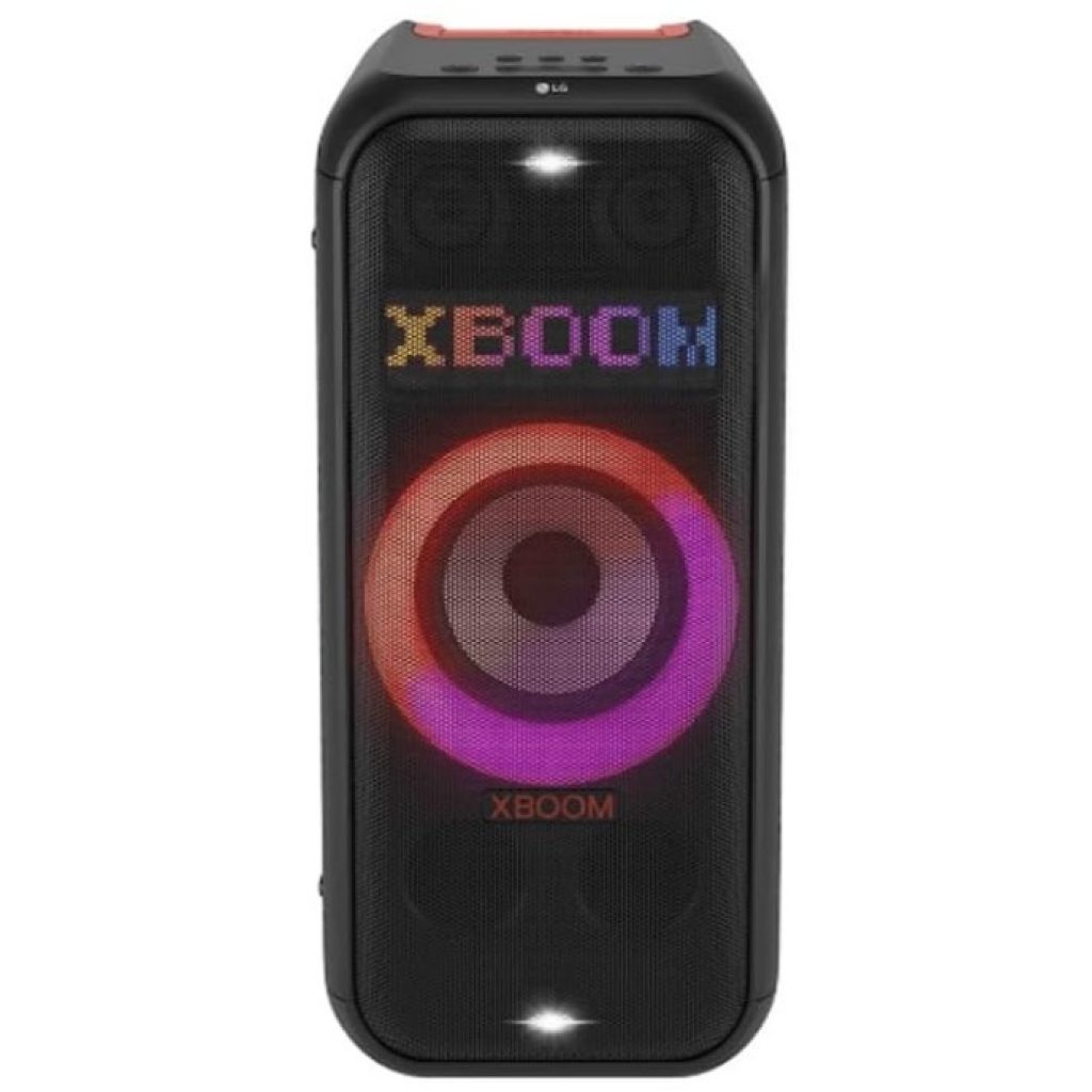 Caixa de Som Partybox LG XBOOM XL7S – 250W RMS, Display De Pixel LED, Bluetooth 5.1, 20h De Bateria, IPX4, Sound Boost, Alça Telescópica E Rodas – XL7S.ABRALLK