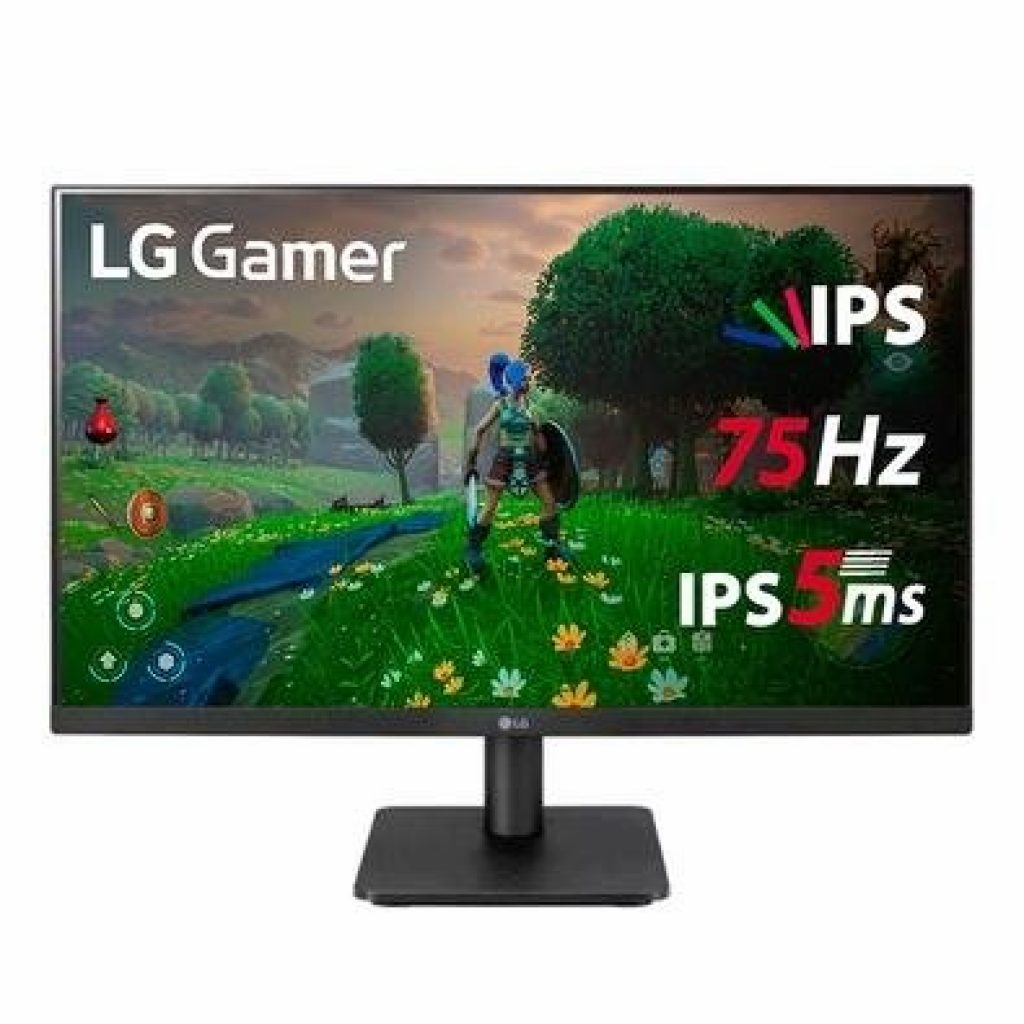 Monitor LG 27′ IPS, Full HD, HDMI, VESA, Ajuste de Ângulo, FreeSync, Bordas Finas – 27MP400-B