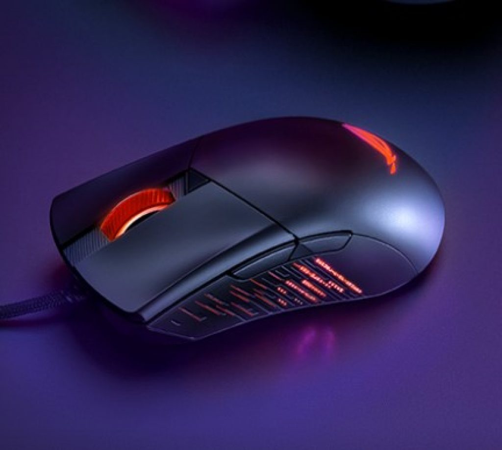 Mouse Gamer Asus ROG Gladius III, RGB, 19.000 DPI, 6 Botões Programáveis, Preto – 90MP0270-BMUA00