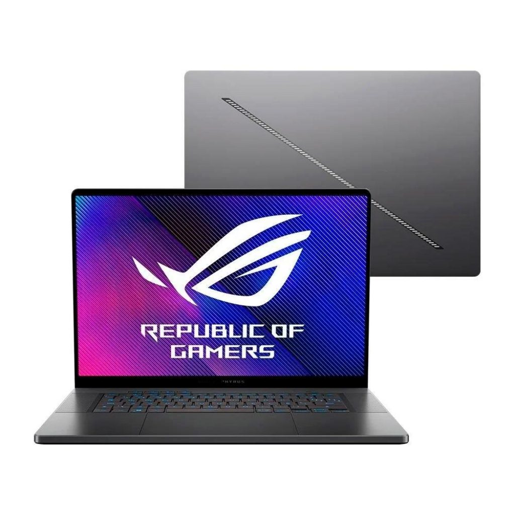 Notebook Gamer ASUS ROG Zephyrus G16, Intel Core Ultra 9 185H, 32GB, 2000GB SSD, RTX4080,16″ 2.5K, 240Hz, W11 Home, Cinza – GU605MZ-QR084W