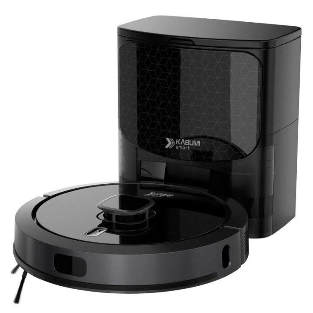 Robô Aspirador e Passa Pano KaBuM! Smart 900, 4000Pa, Base de Limpeza Automática, Mapeamento De Alta Precisão, 220V, Preto – KBSF010