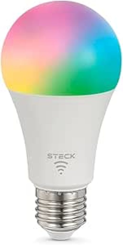 Steck, Lâmpada Inteligente 12W, RGBW Wi-Fi, Bivolt