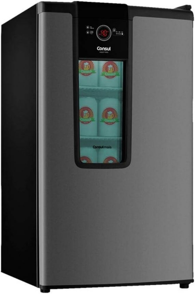Cervejeira Consul Cor Titanium com 82L Display Na Porta Controle de Temperatura – CZD12AT