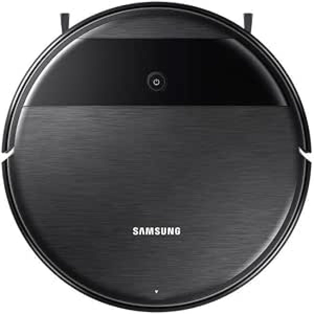 Robô Aspirador 2 em 1 Samsung Powerbot-E VR5000RM, Aspira e Passa Pano, Wi-Fi, App Smart Things, Preto – VR05R5050WK/AZ