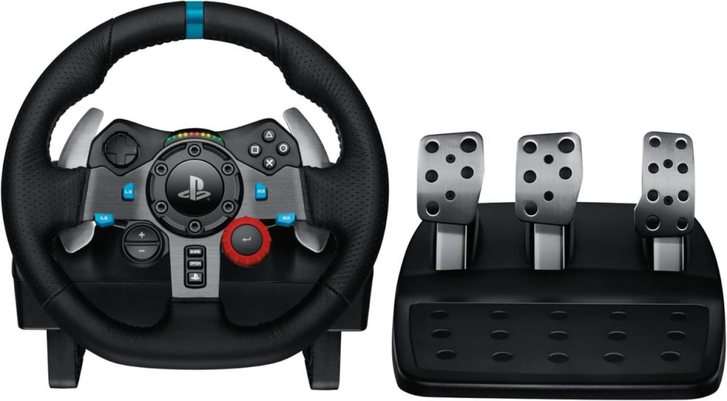 Volante Logitech G29 Driving Force para PS5, PS4, PS3 e PC – 941-000111