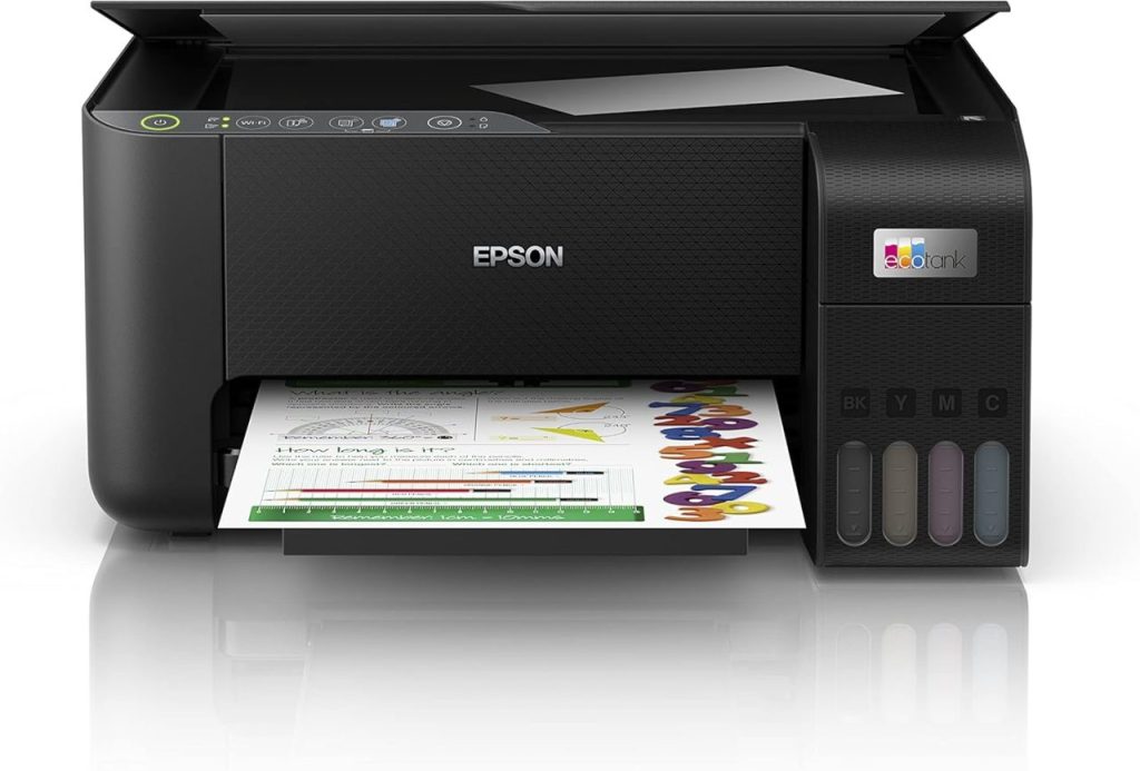 Multifuncional Epson EcoTank L3250 – Tanque de Tinta Colorida, Wi-Fi Direct, USB, Bivolt