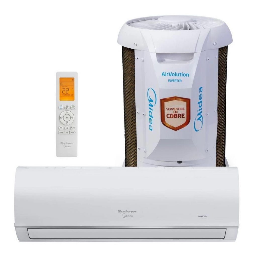 Ar Condicionado Split Springer Midea Airvolution Connect Inverter 12000 BTUS Frio 220V 38TVCI12S5