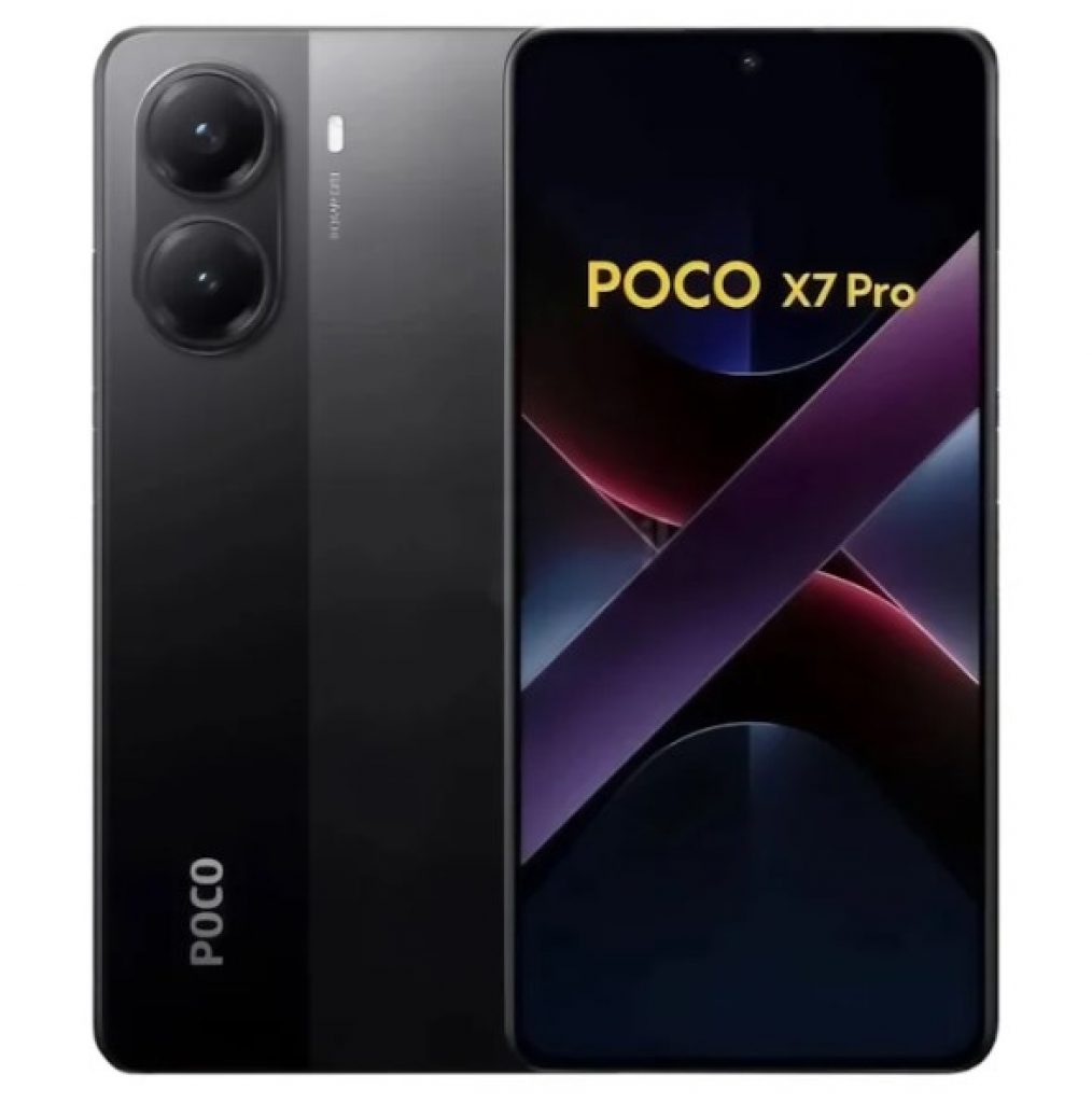 Smartphone Xiaomi POCO X7 Pro 5G NFC 12GB/512GB 1,5K 120Hz Dimensity 8400-Ultra 6000mAh 50MP câmera com OIS Preto