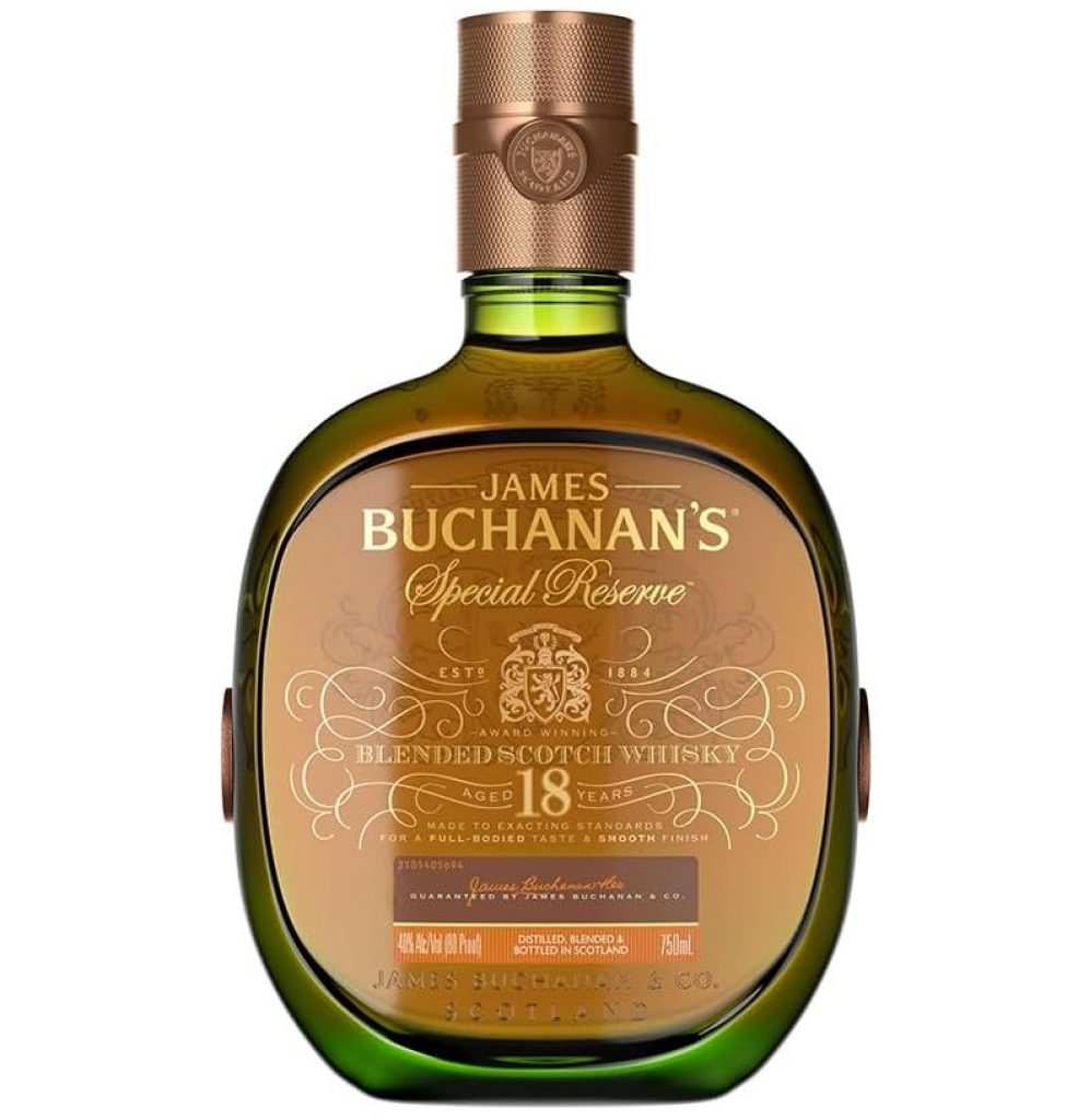 Whisky Buchanan’s Special Reserve Aged 18 Years Blended Scotch, 750ml