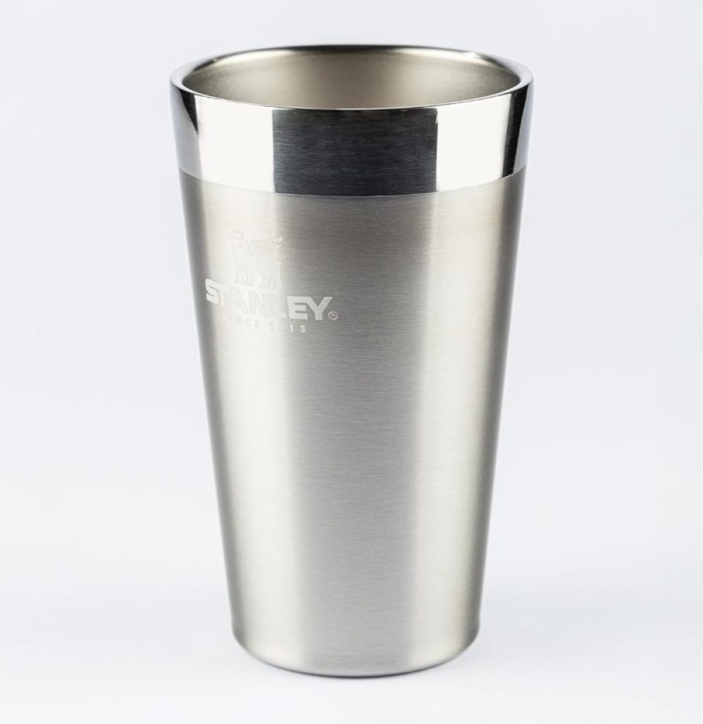 Stanley – Copo de cerveja isolado, copo empilhável Stay Chill de 473 ml, para bebidas quentes ou frias, Stainless Steel