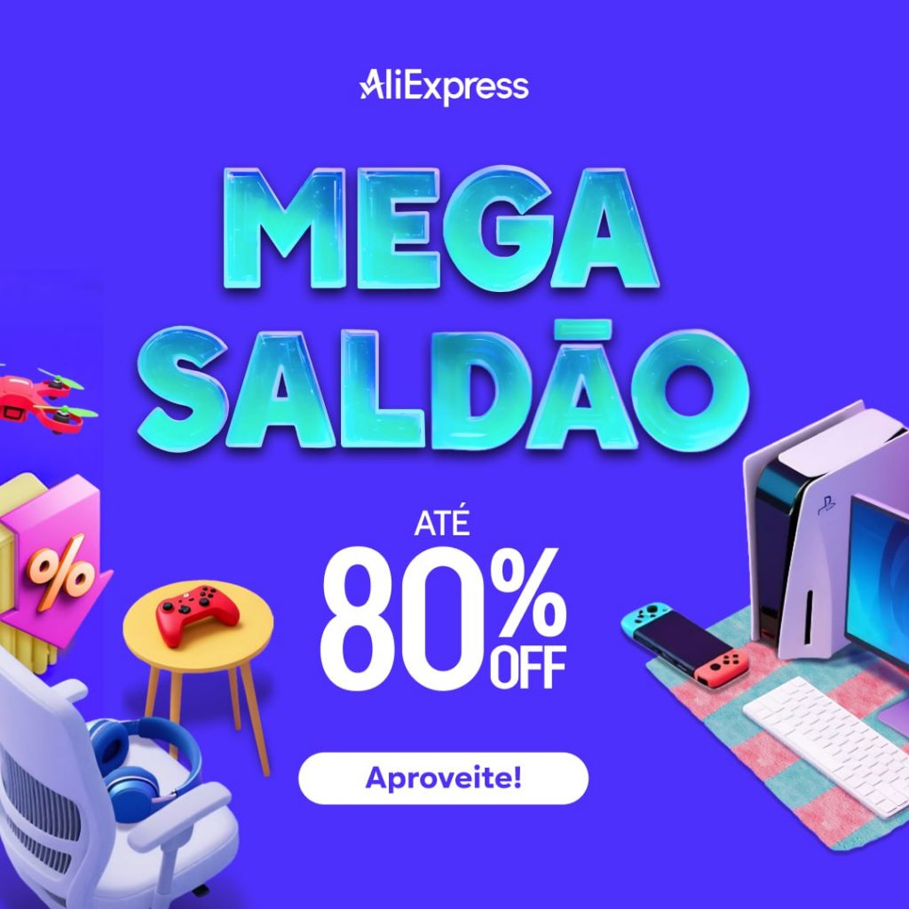 Cupons AliExpress Mega Saldão do Meio do Ano
