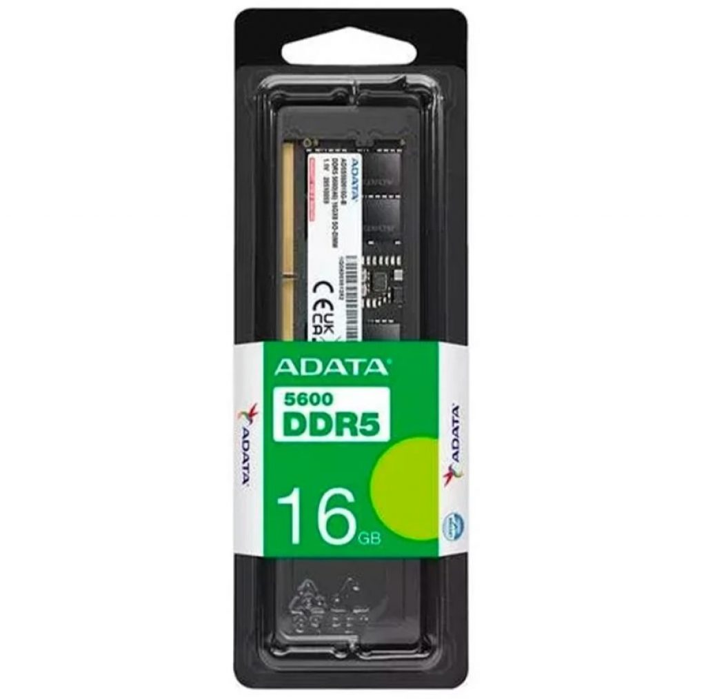 Memória Para Notebook Adata XPG, 16GB, 5600MHz, DDR5, CL46 – AD5S560016G-S