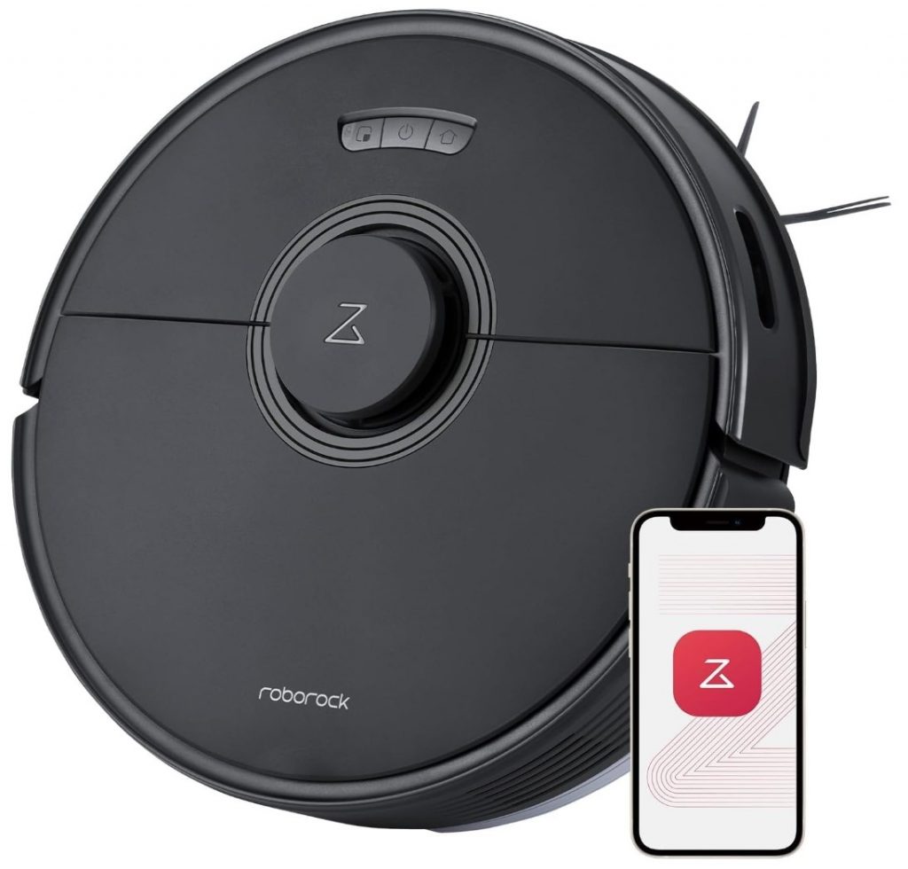 Roborock Q7 Max – Robô aspirador de pó e passa pano, Sucção 4200Pa, Mapeamento LiDAR 3D, vários andares, zonas restrição/sem passada de pano, autonomia 180min, Alexa, ideal para pelos, 127V (Preto)
