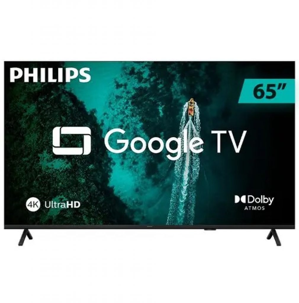Smart TV Philips LED 65″ 4K HDR WiFi Google TV 20W – 65PUG7419/78