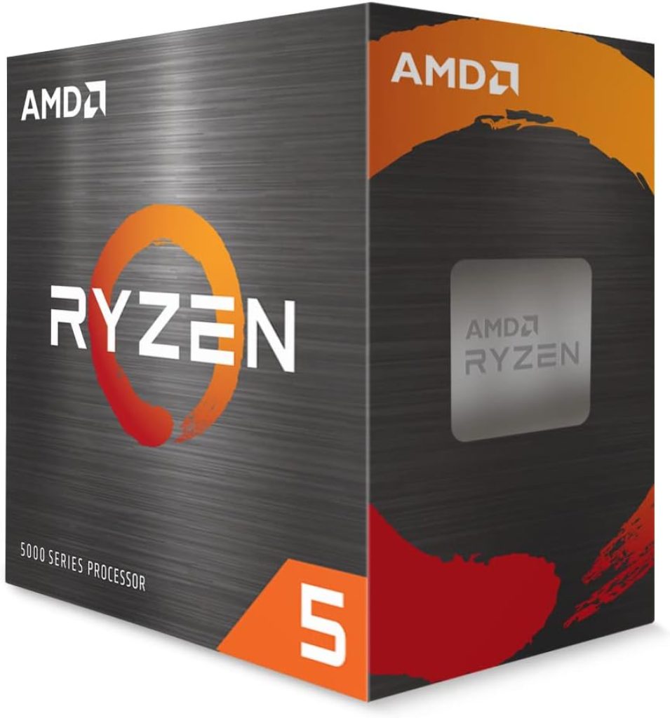 Processador AMD Ryzen 5 5500, 3.6GHz (4.2GHz Max Turbo), Cache 19MB, AM4, Sem Vídeo – 100-100000457BOX