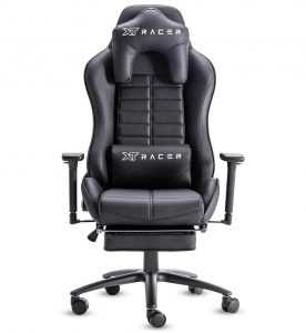 Cadeira Gamer XT Racer Platinum W Series, Até 120kg, Com Almofadas, Reclinável, Descanso de Braço 3D, Preto – XTR-010
