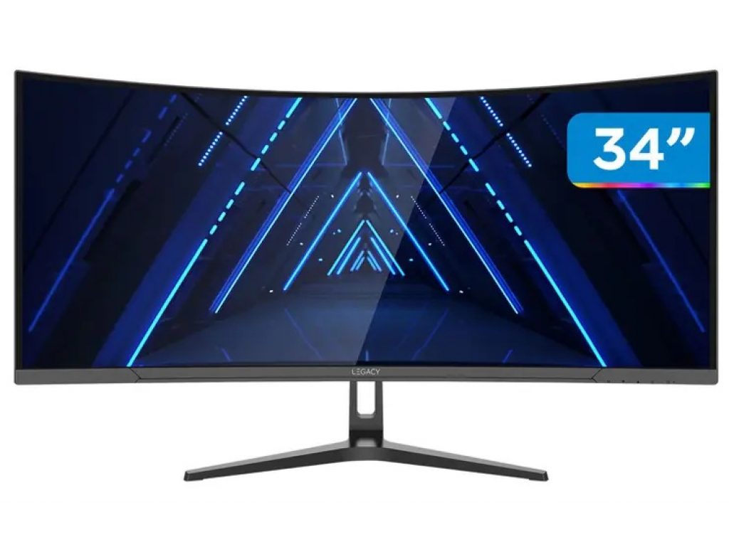 Monitor Gamer Curvo 34″ 180Hz 1ms Full HD R1500 Legacy GW34WQ180 2 HDMI 2 DisplayPort Freeysnc G-sync
