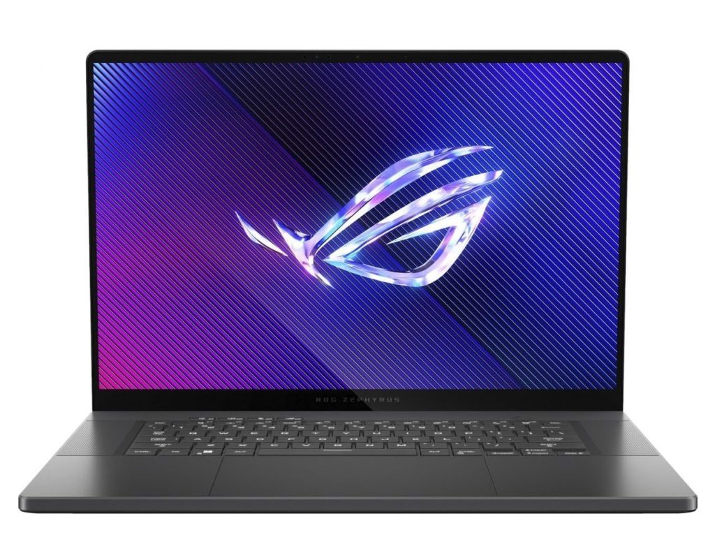 Notebook Gamer ASUS ROG Zephyrus G16 GU605MI 2024, Intel Ultra 9 185H, 16GB 1TB SSD, RTX 4070 8GB, WIN11, OLED 40.6 cm 2.5K (2560 x 1600) 240Hz,-RGB KB, cinza Eclipse com mouse para jogos sem fio – GU605MI-G16.U94070