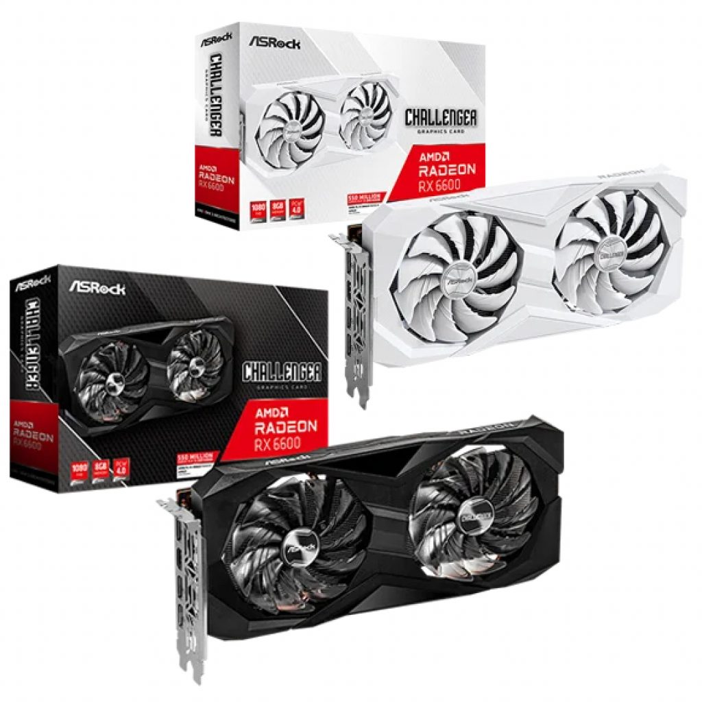 Placa de Vídeo RX 6600 CLD 8G ASRock AMD Radeon, 8GB, GDDR6 – 90-GA2RZZ-00UANF