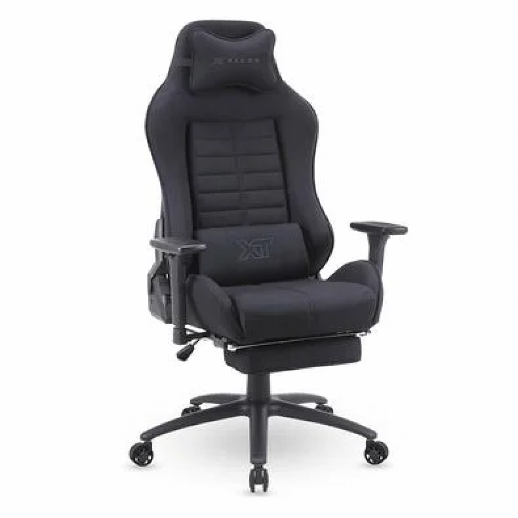 Cadeira Gamer XT Racer Platinum W Style NR17, Até 120kg, Regulagem em três dimensões, Sistema Relax, Preto – XTR-070
