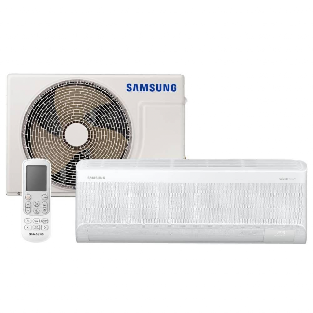Ar Condicionado Split Inverter Samsung WindFree AI 12000 BTUs Frio 220V, R-32 Cobre – AR12DYFAAWKXAZ