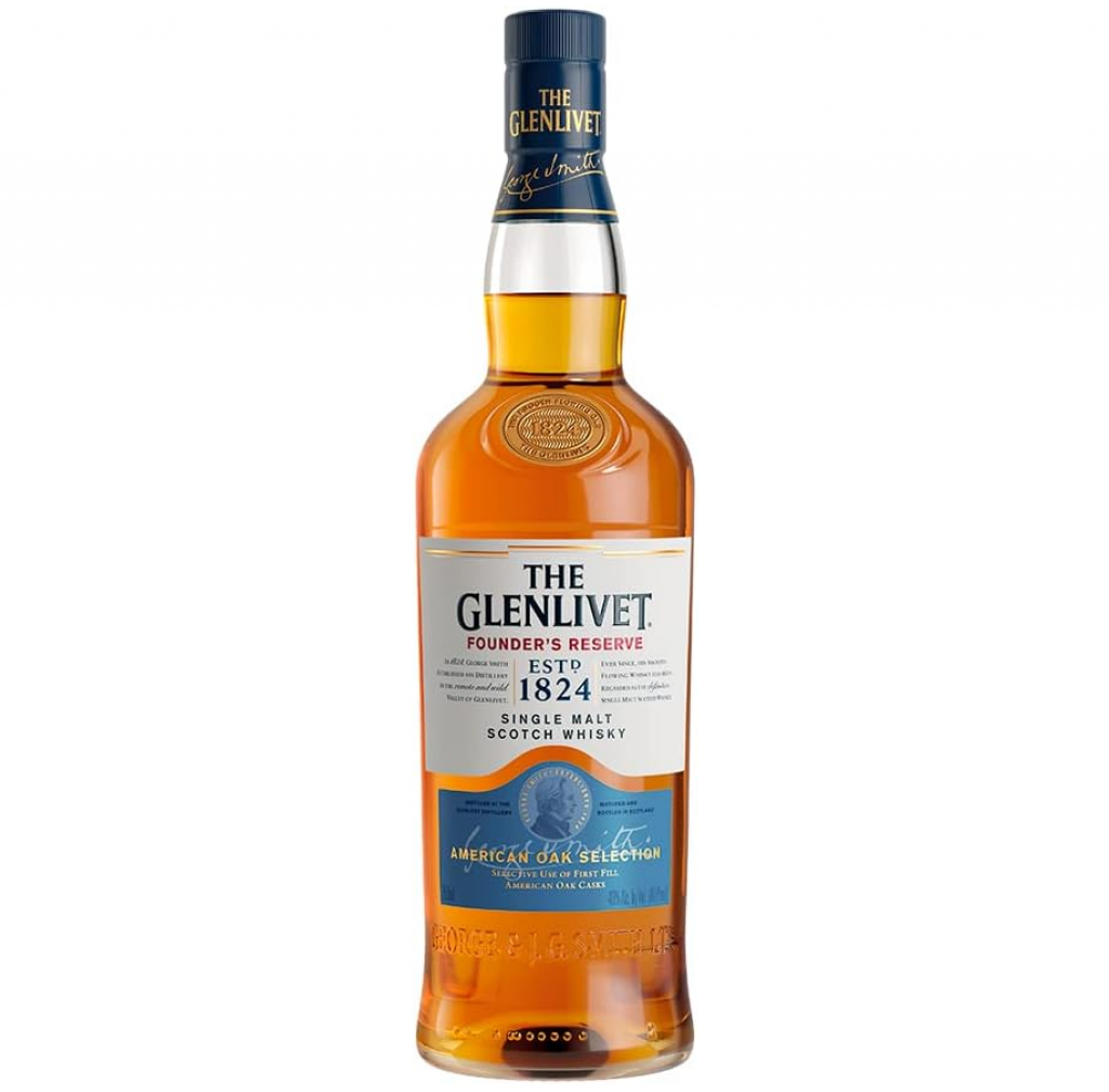 Whisky The Glenlivet Founder’s Reserve Single Malt Escocês – 750 ml