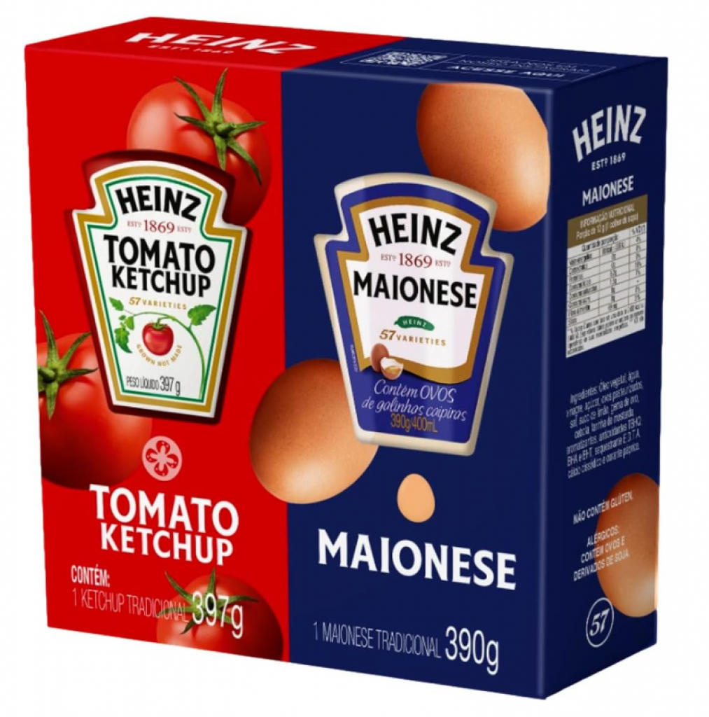 Pack Heinz Ketchup 397G + Maionese 390G