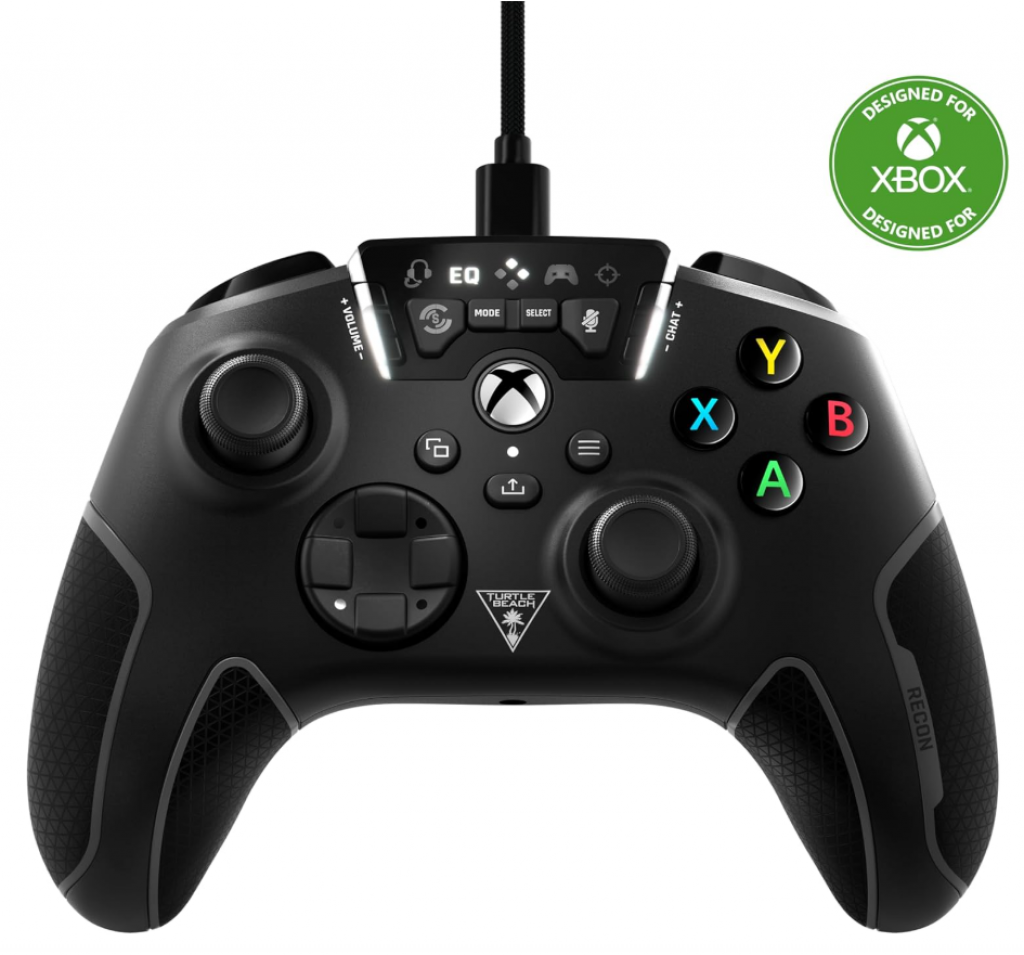 Turtle Beach Recon Wired Game Controller with Enhanced Audio Features – Black – Xbox Series X