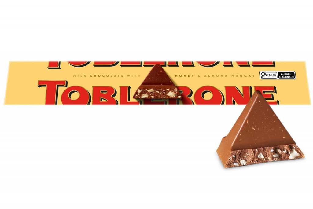 TOBLERONE Chocolate Ao Leite Nougat De Mel E Amêndoas Toblerone Caixa 100G – Importado