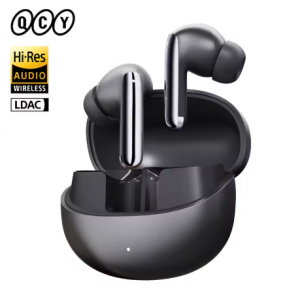 Fones de Ouvido QCY MeloBuds Pro ANC, Bluetooth 5.3 com Cancelamento de Ruído Ativo, Certificação Hi-Res, 34 Horas De Reprodução, Preto (Black)