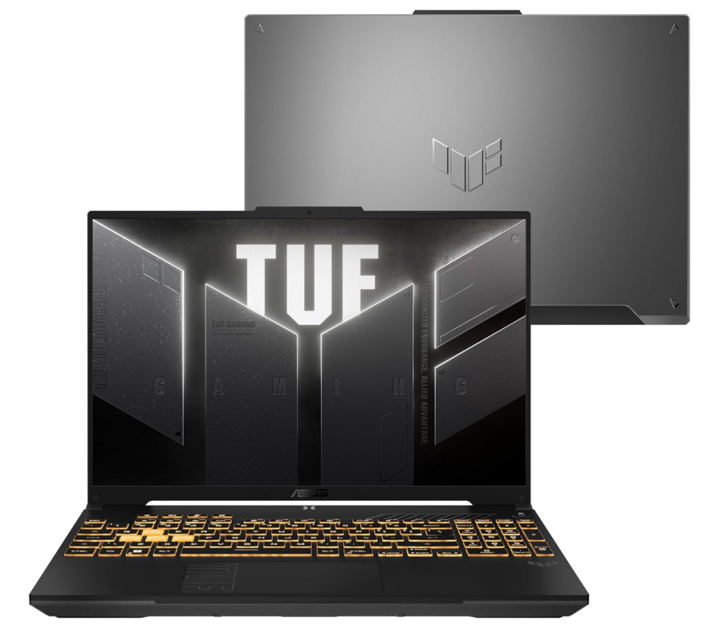 Notebook Gamer ASUS TUF Gaming F16 Intel Core i7, RTX 4050, 16 GB, 512 GB SSD, W11 Home,16.0” FHD, Mecha Gray – FX607VU-RL007W