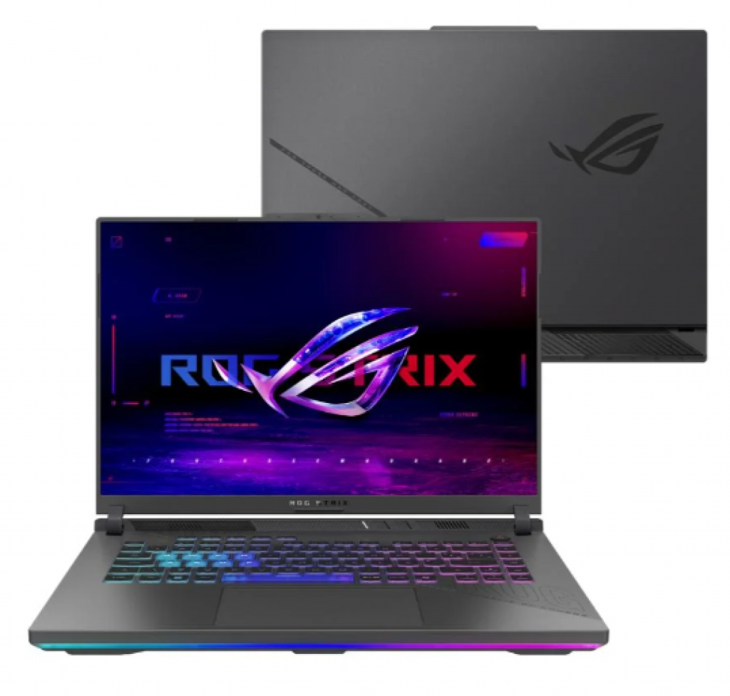 Notebook Gamer ASUS ROG Strix G16 NVIDIA RTX 5070 Ti AMD Ryzen 9 9955HX3D 32GB RAM 1TB SSD WINDOWS 11 Tela 16″ 240Hz LED Gray – G614FR-S5172W