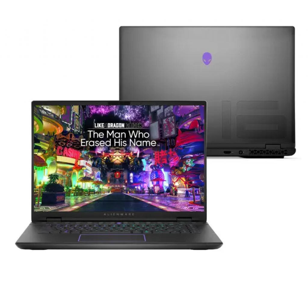 Notebook Gamer Dell Alienware m16 R2 16″ QHD+ Intel Core Ultra 7 155H 32GB 1TB SSD RTX 4060 Win 11 – AW16-U7155H-M20P