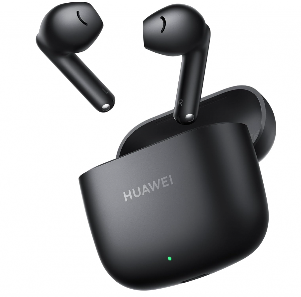 Fone de ouvido sem fio TWS,HUAWEI FreeBuds SE 2, bateria com duração de 40 horas, compacto e confortável de segurar, 3 horas de reprodução de música com uma carga de 10 minutos (Black) – T0016