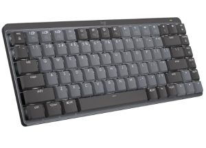 Teclado Mecânico sem fio Logitech MX Mechanical Mini com Teclas Retroiluminadas Tactile Quiet, Conexão USB ou Bluetooth Easy-Switch para até 3 dispositivos e Bateria Recarregável – 920-010783
