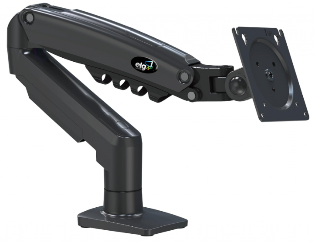 Suporte Articulado de Mesa com Pistão a Gás Para Monitores de 17″ a 35″ até 9kg – F80N ELG