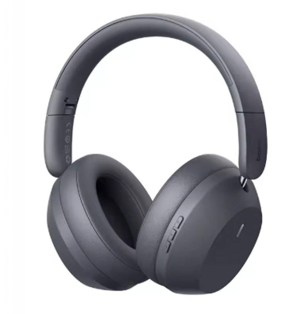 Fones de ouvido sem fio Baseus Bass 35 Max Bluetooth 5.3, diafragma de 40 mm para aprimoramento de graves 50H Bateria