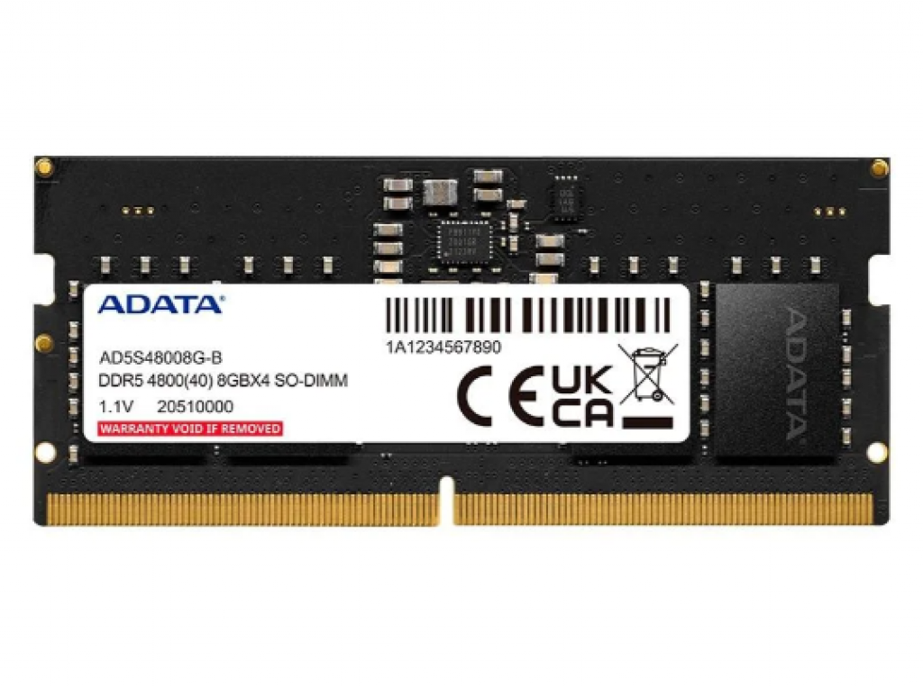 Memória RAM Para Notebook Adata XPG, 8GB, 4800MHz, DDR5, CL40 – AD5S48008G-S