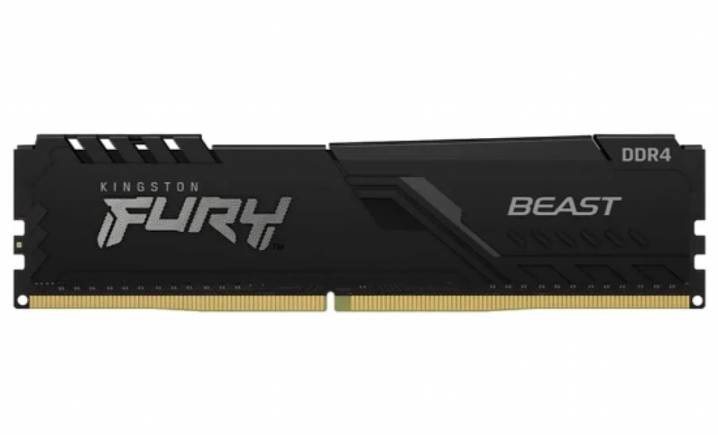 Memória Kingston Fury Beast, 8GB, 3200MHz, DDR4, CL16, Preto – KF432C16BB/8