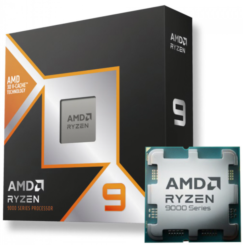 Processador AMD Ryzen 9 9900X3D, 4,4 GHz, (Máx Boost Clock Até 5,5 GHz), Cache 140MB, 12 Núcleos, Threads 24, AM5 – 100-100001368WOF